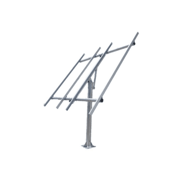 Complete Top of Pole mount for 2 to 4 250W panels